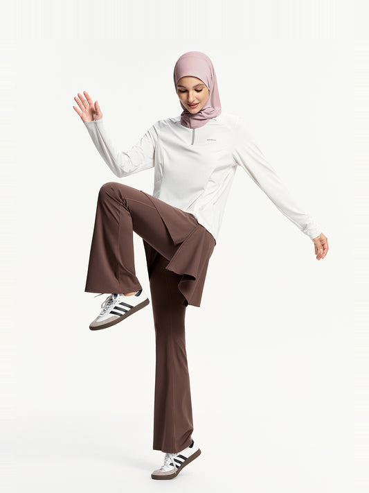 Active Breathe Neck-Cover Sports Hijab-Light Dusty Rose