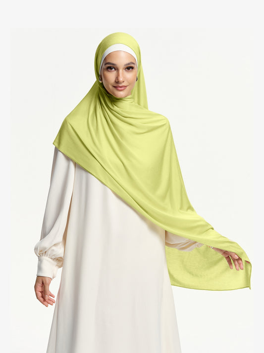 CloudFlow Tencel Knit Shwal-Fruit Green