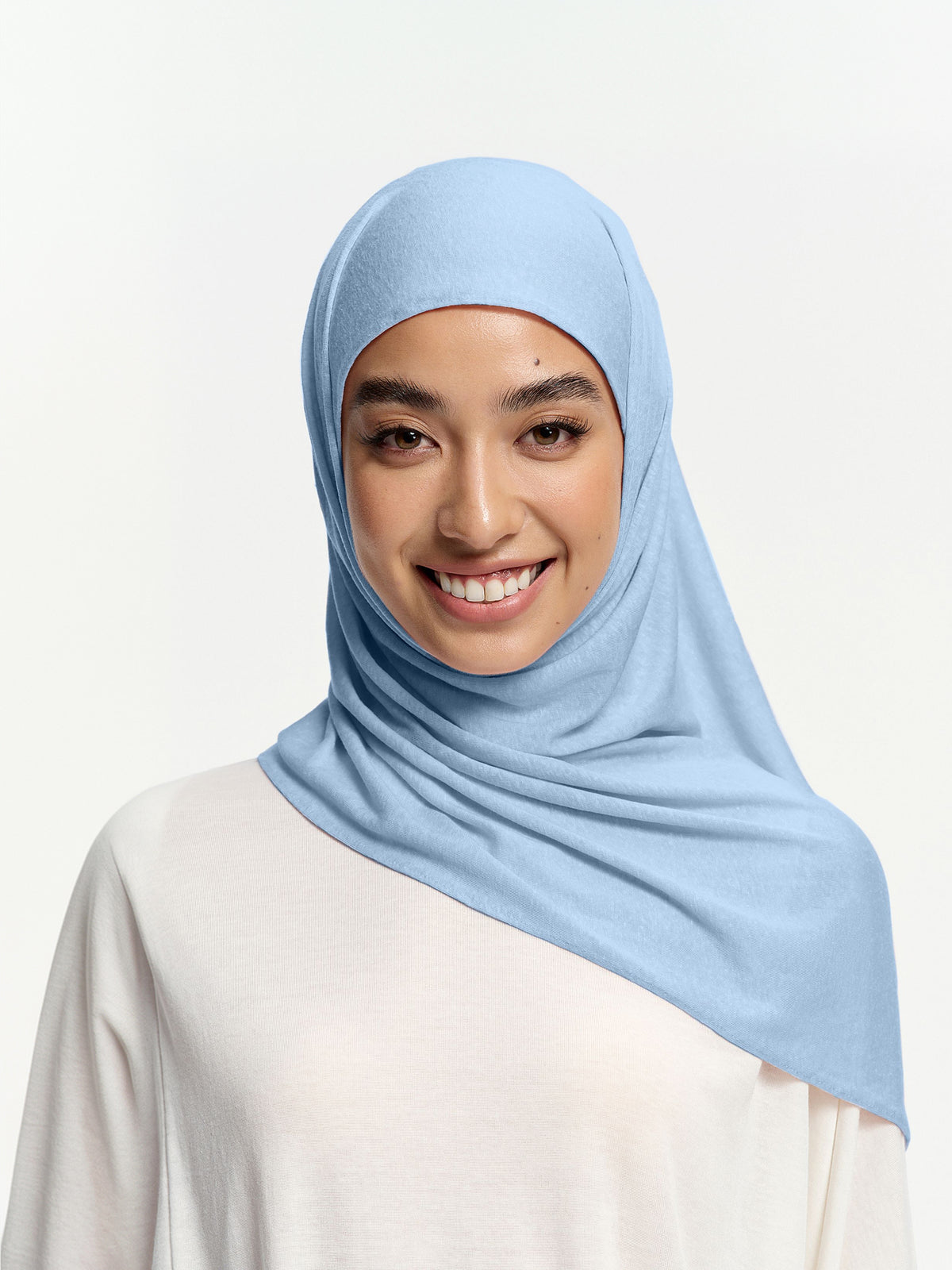 Linen Jersey Tencel-Linen Shawl-Blue