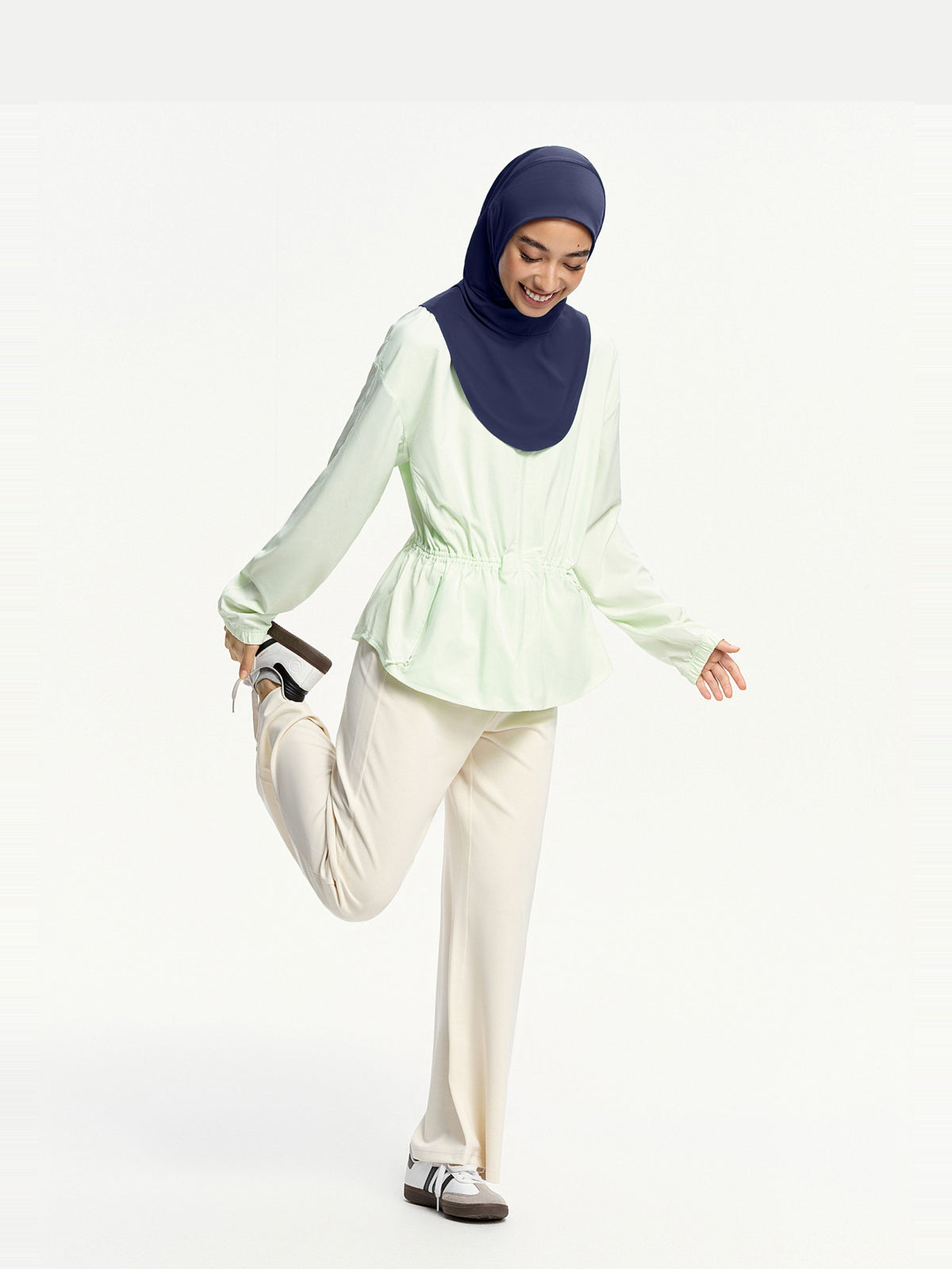 Cool Instant Sports Hijab Active-Navy Blue