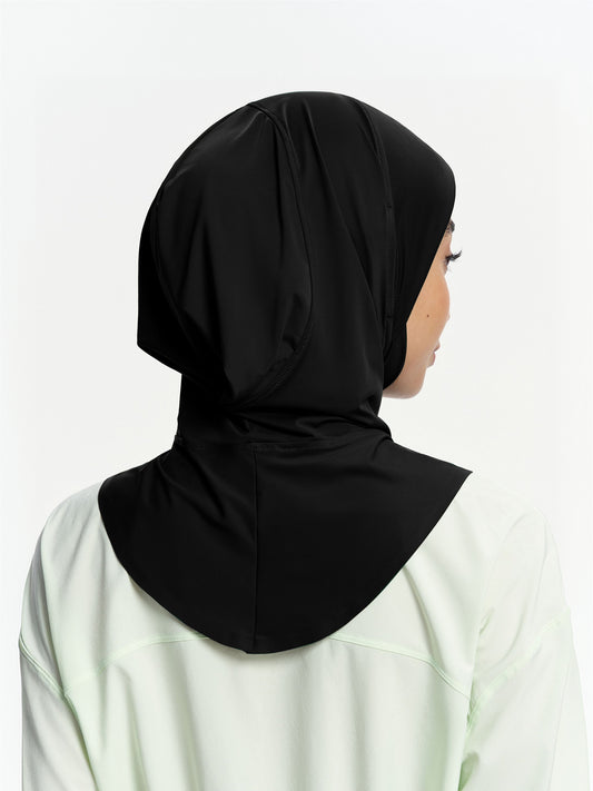 Cool Instant Sports Hijab Active-Black