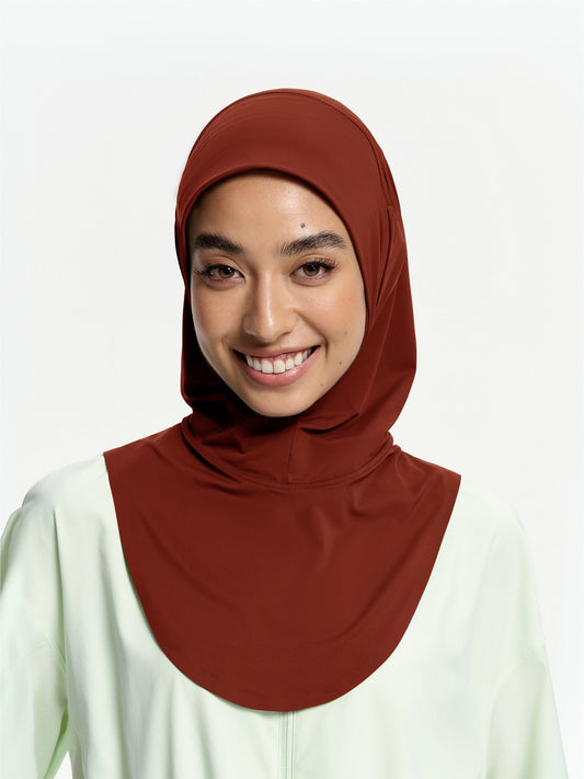 Cool Instant Sports Hijab Active-Burgundy