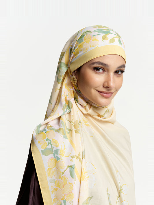 Autumn Blossom Bawal Hijab