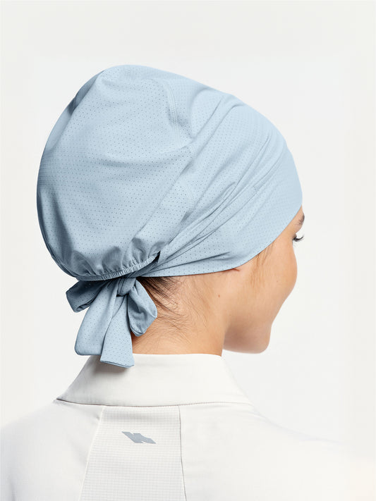 ActiveCap Flex Tie-Back Sports Inner Cap-Light Blue