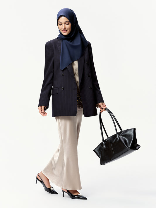AirVeil 100% Tencel Bawal-Navy Blue