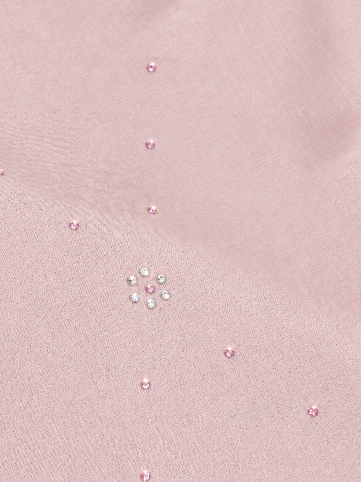 Starlight Lattice Shawl – Blush Pink