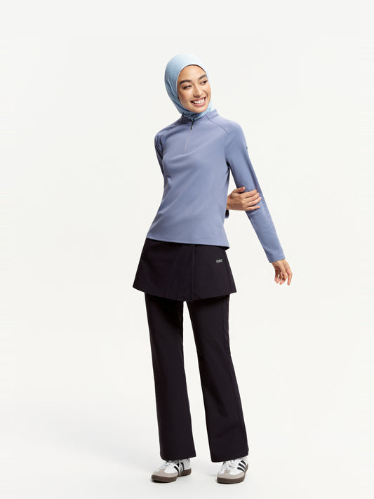 Active Breathe Neck-Cover Sports Hijab-Light Blue
