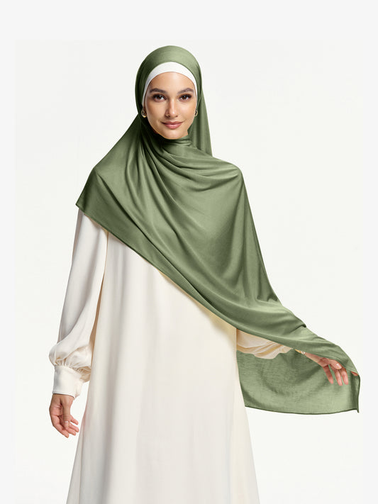 CloudFlow Lightweight Tencel Shawl- Army Green