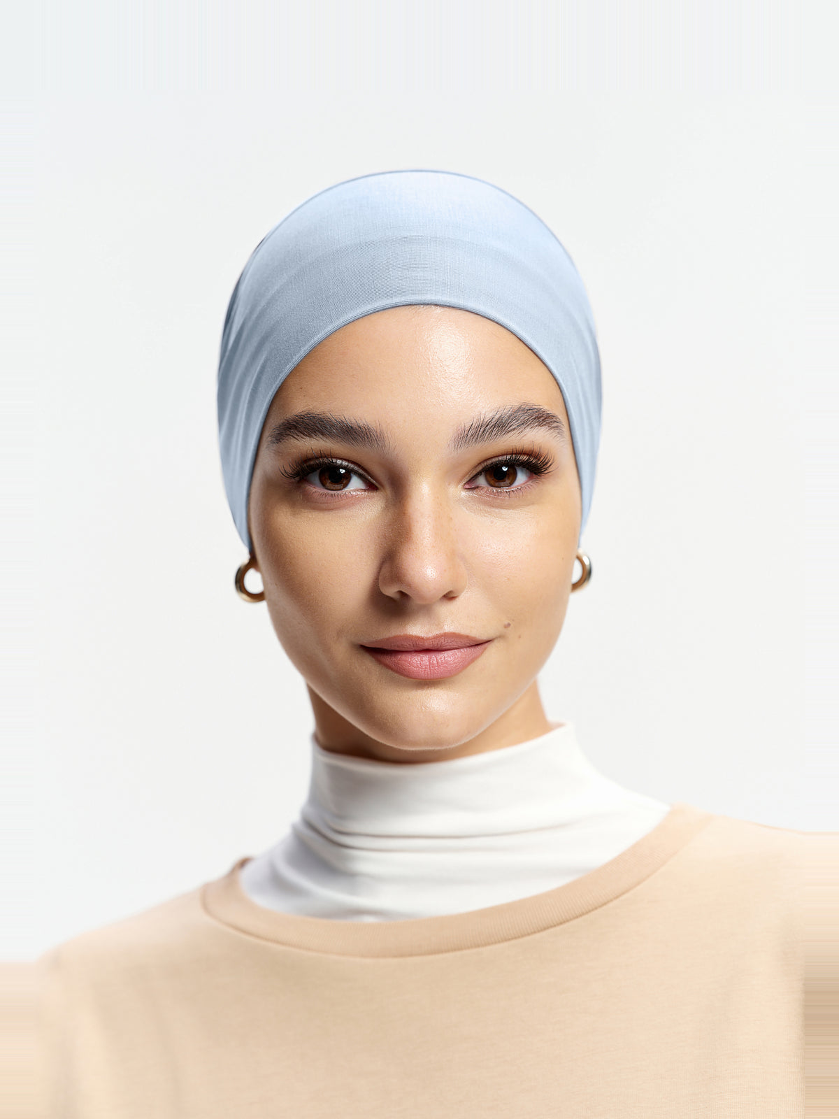 CoolTouch Tie-Back Inner Cap-Light Blue