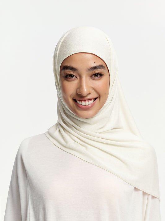 Linen Jersey Tencel-Linen Shawl-Beige