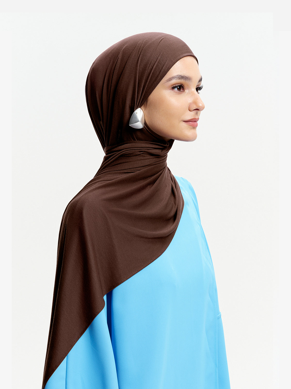 CloudFlow Lightweight Tencel Shawl- Deep Burgundy