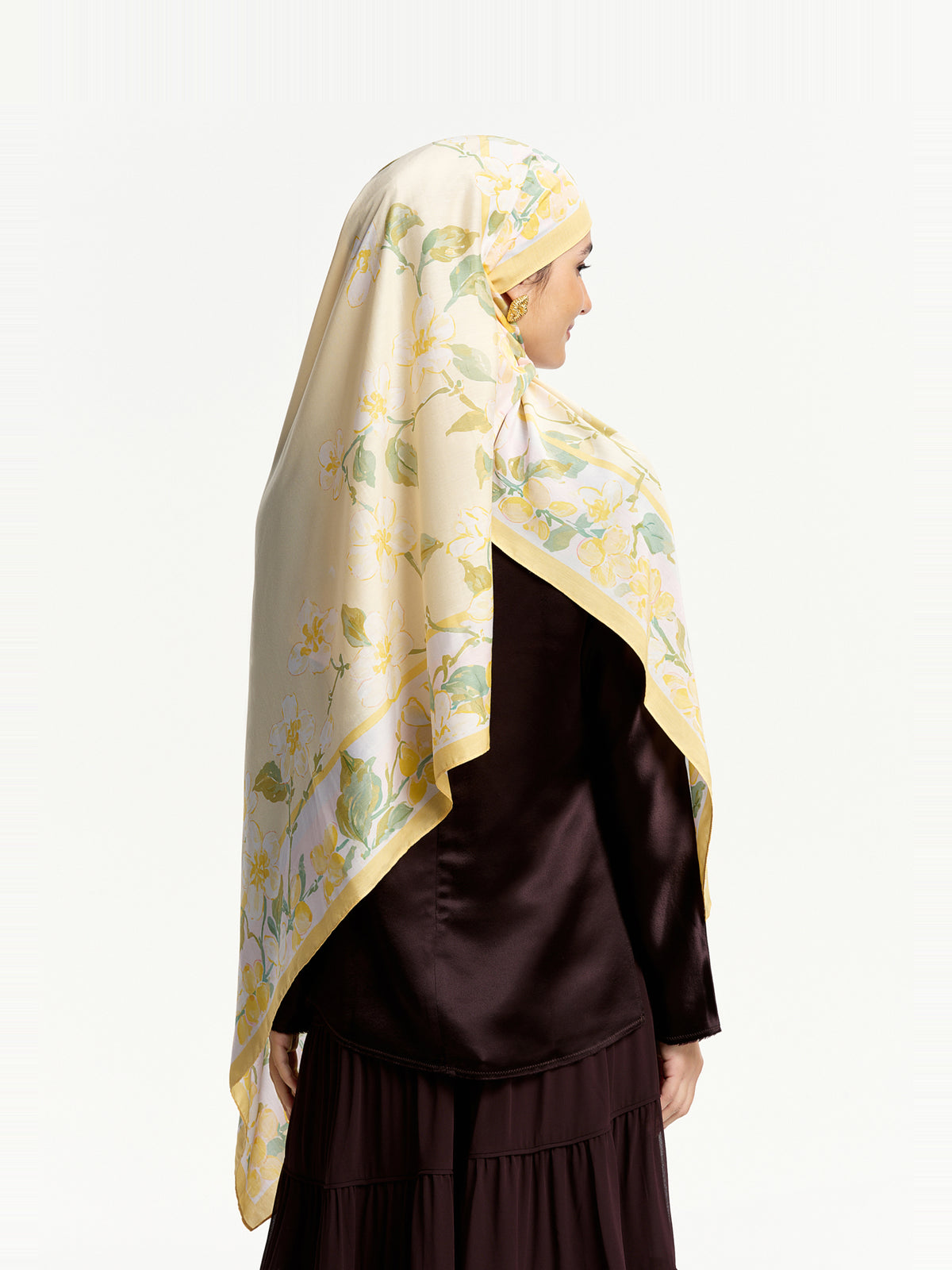 Autumn Blossom Bawal Hijab