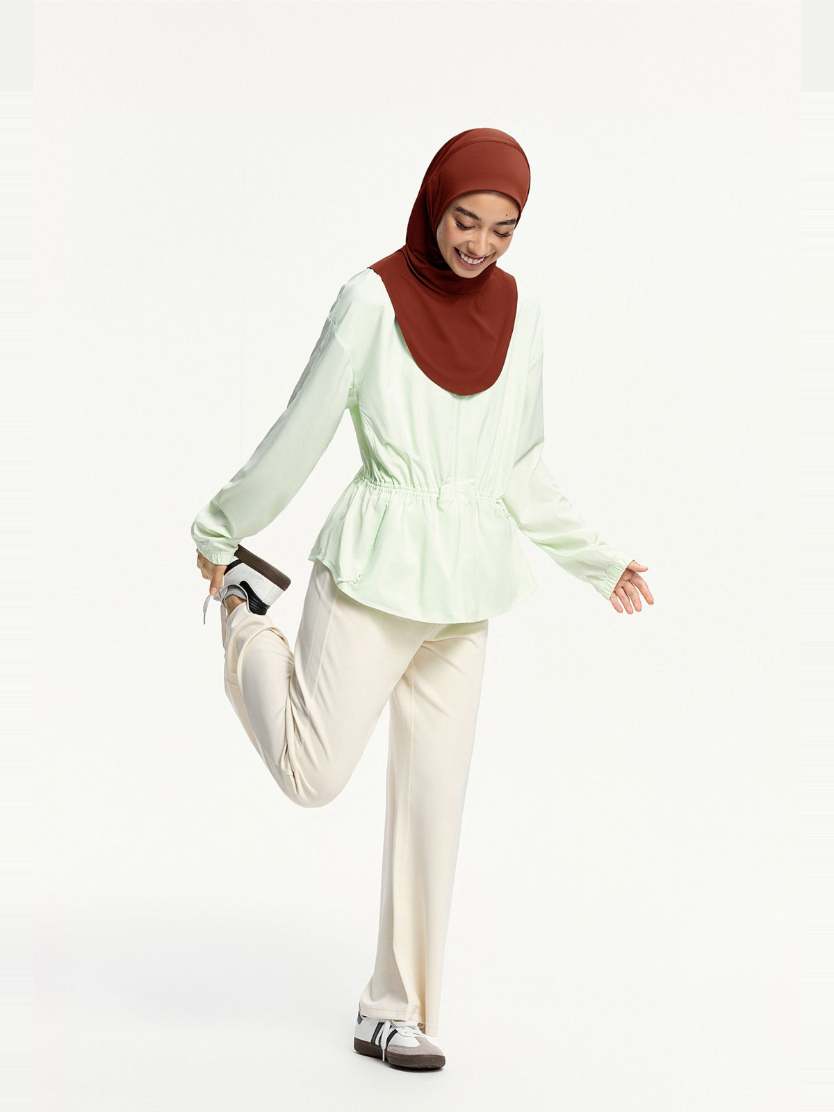 Cool Instant Sports Hijab Active-Burgundy