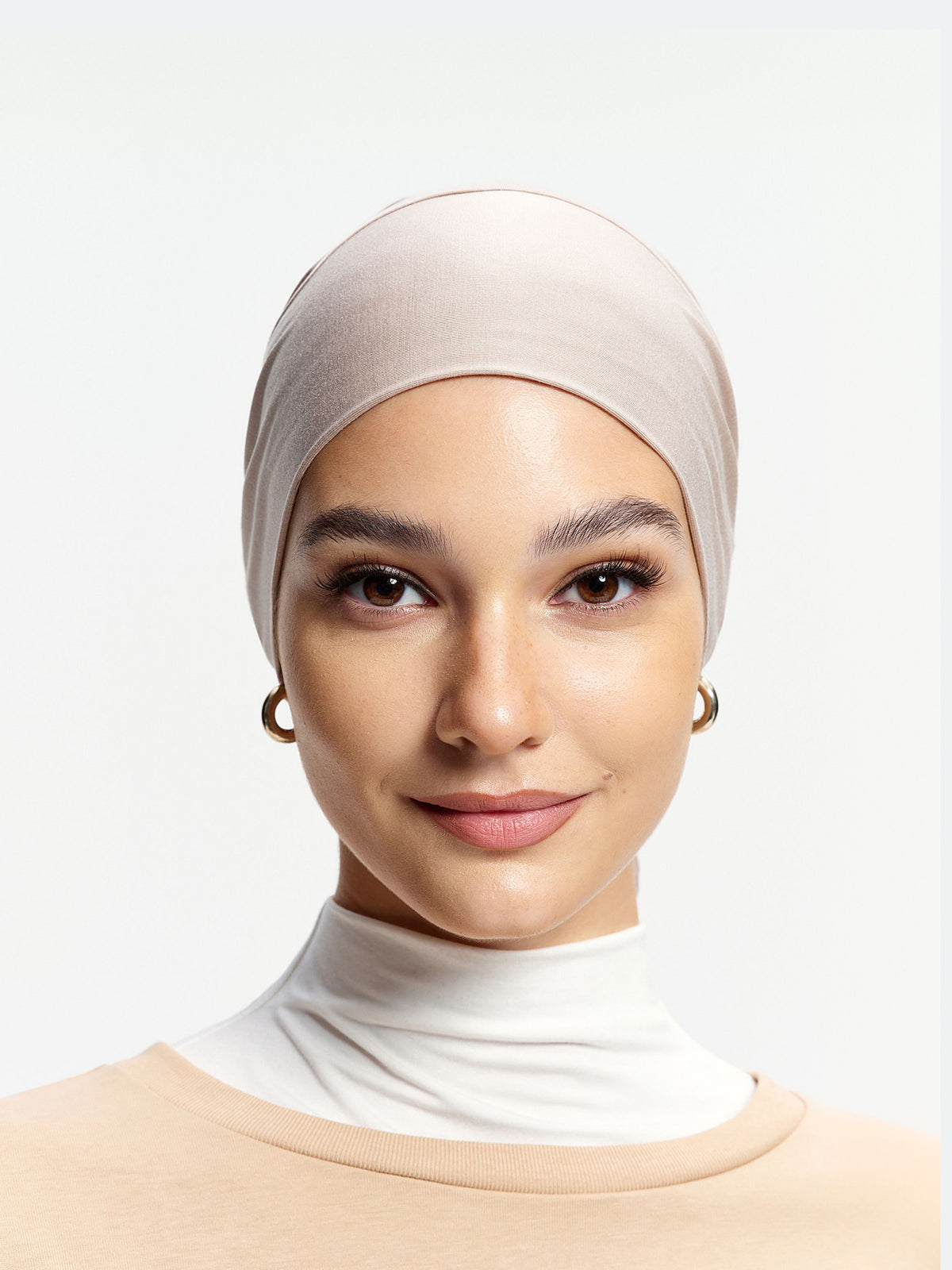 CoolTouch Tie-Back Inner Cap-Khaki