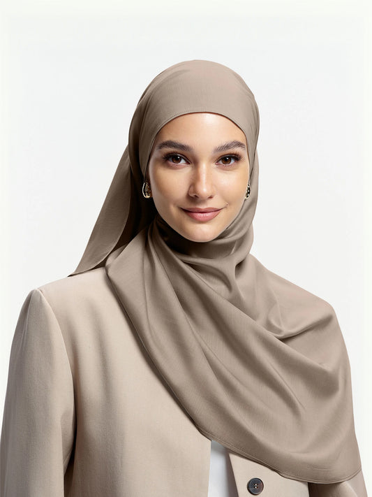 Pearl Light Shawl-Khaki