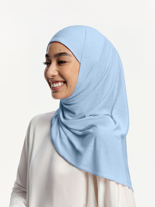 Linen Jersey Tencel-Linen Shawl-Blue