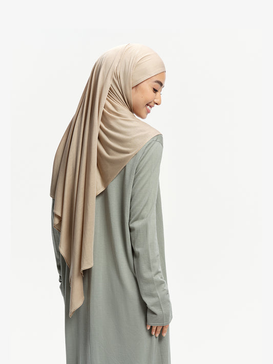 CloudFlow Lightweight Tencel Shawl- Milk Tea