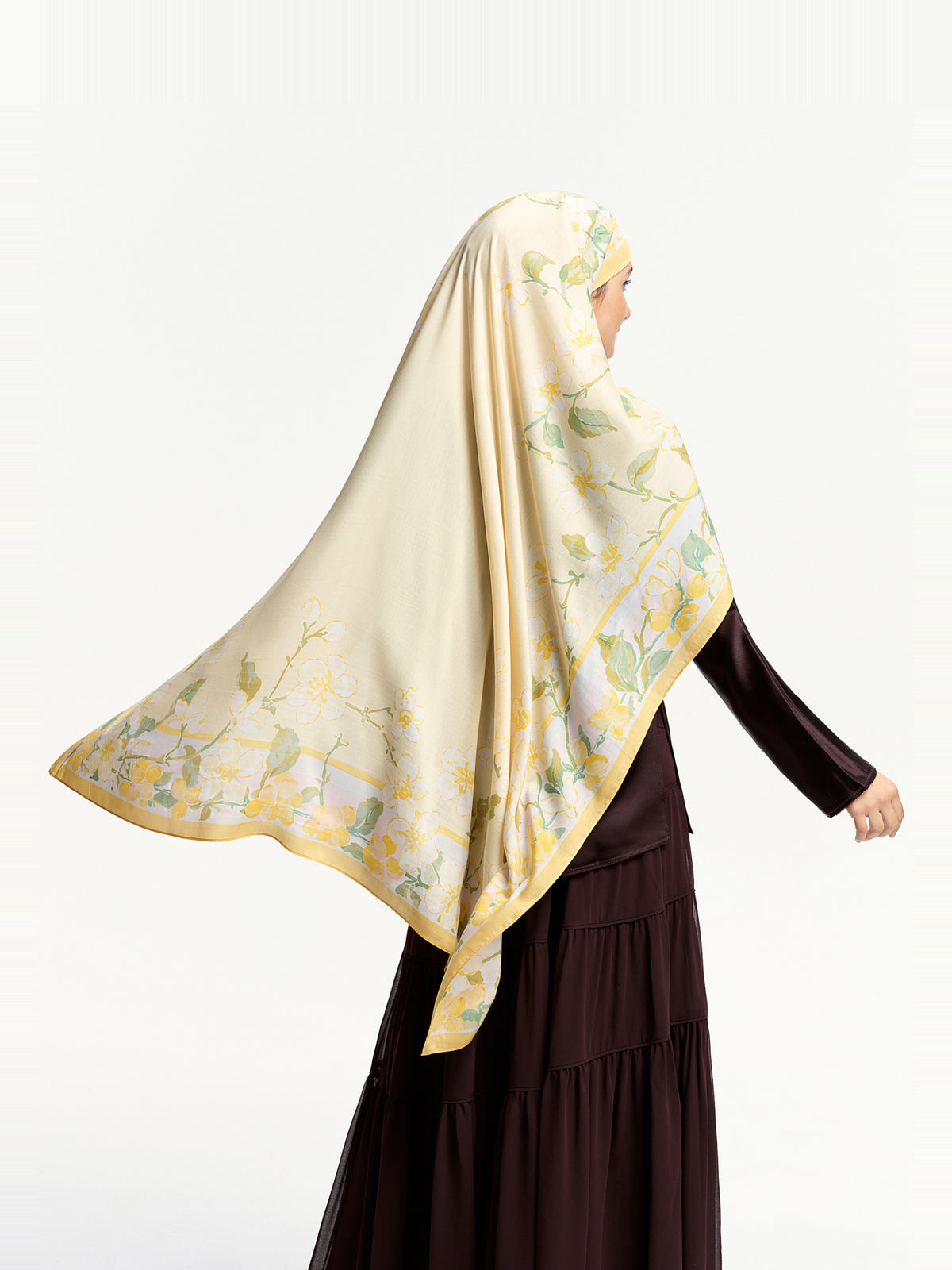 Autumn Blossom Bawal Hijab