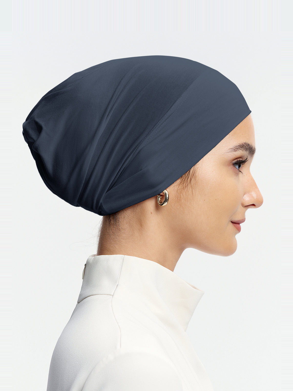 CoolTouch Pull-On Inner Cap-Navy Blue