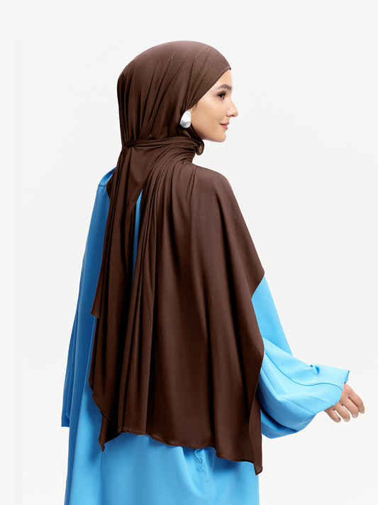 CloudFlow Lightweight Tencel Shawl- Deep Burgundy