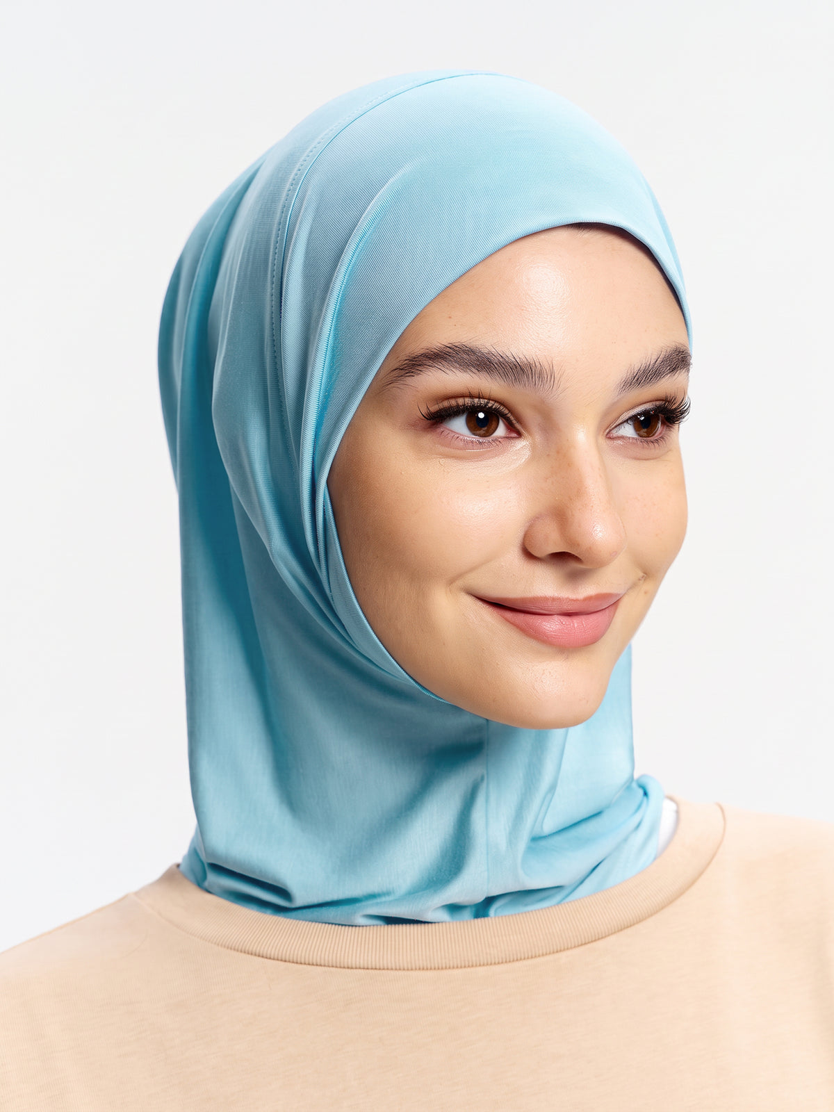 Cooling Tencel Hijab Inner Cap with Neck Cover