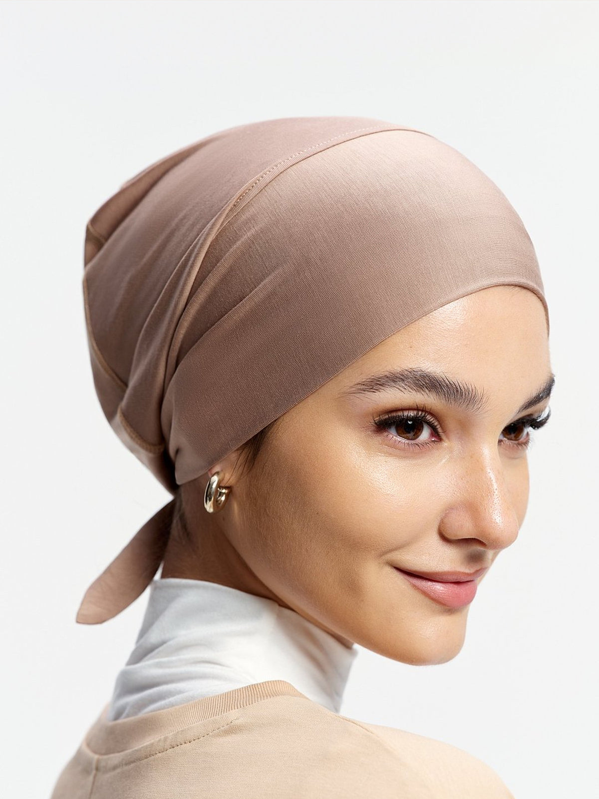 CoolTouch Tie-Back Inner Cap-Caramel