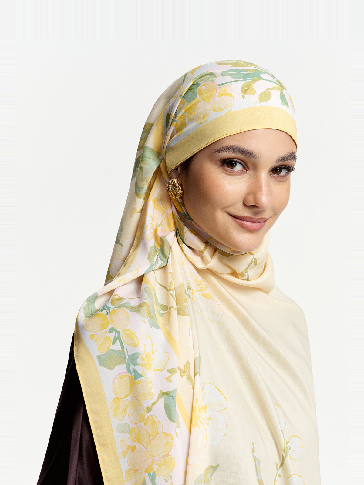 Autumn Blossom Bawal Hijab