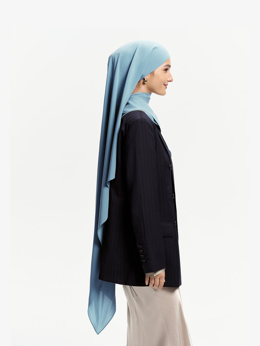 Grace Structured Triacetate Bawal-Blue