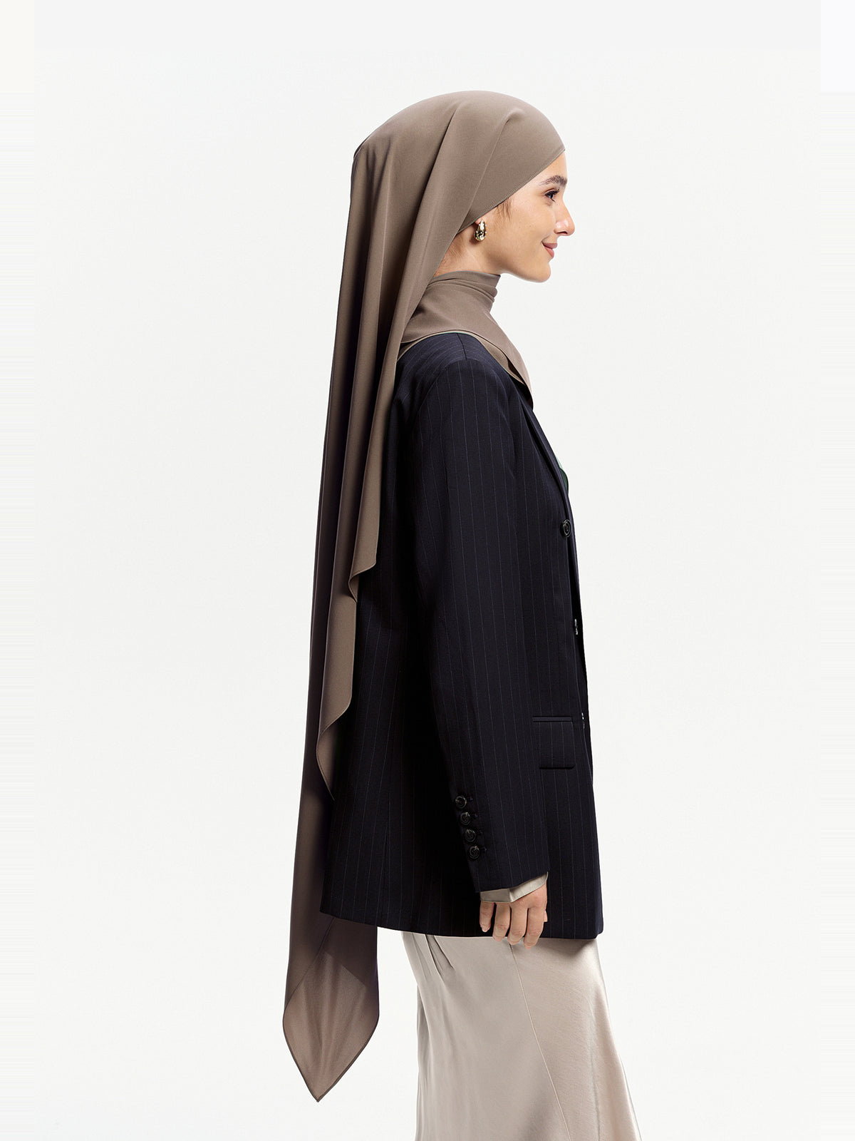 Grace Structured Triacetate Bawal-Iron Grey