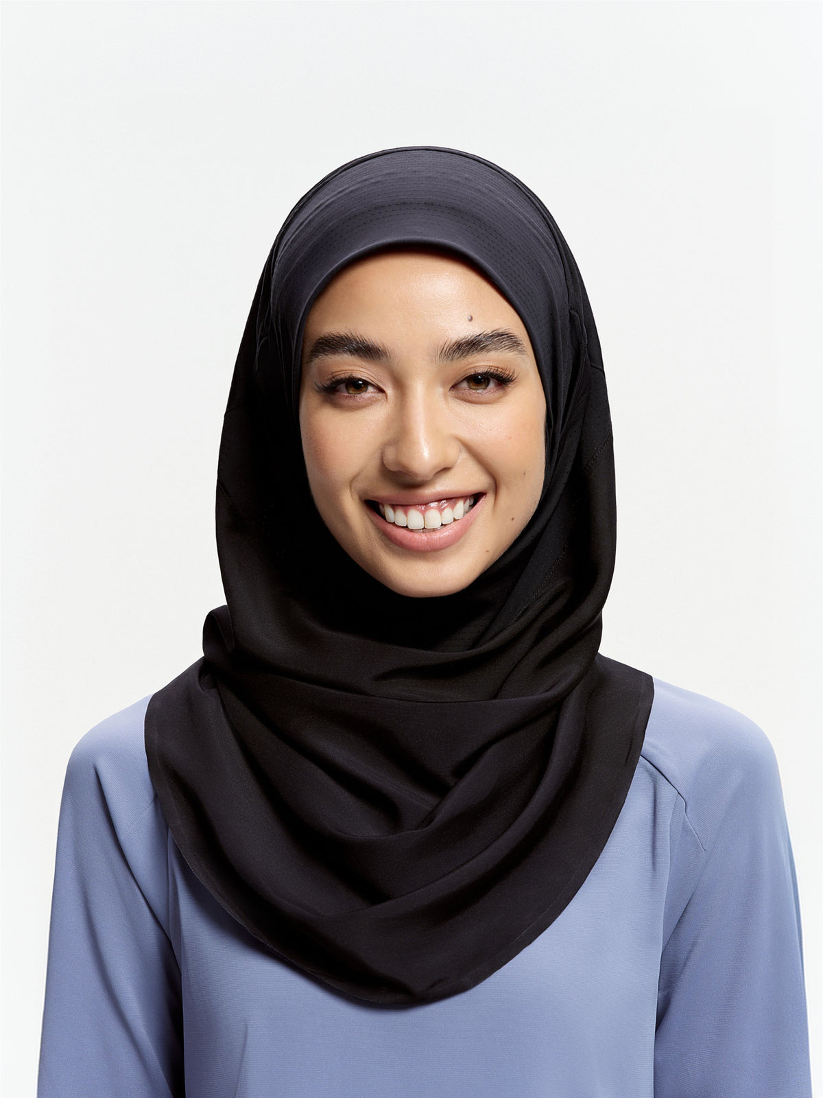Active Wrap Instant Sports Hijab-Black