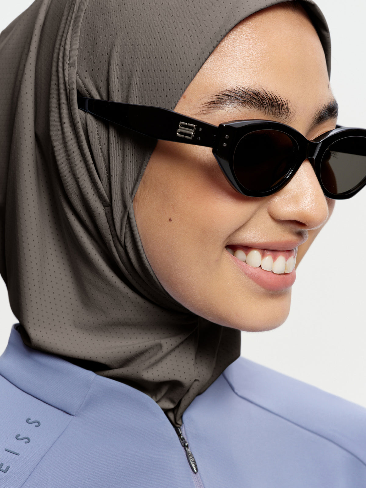Active Breathe Neck-Cover Sports Hijab-Milky Apricot