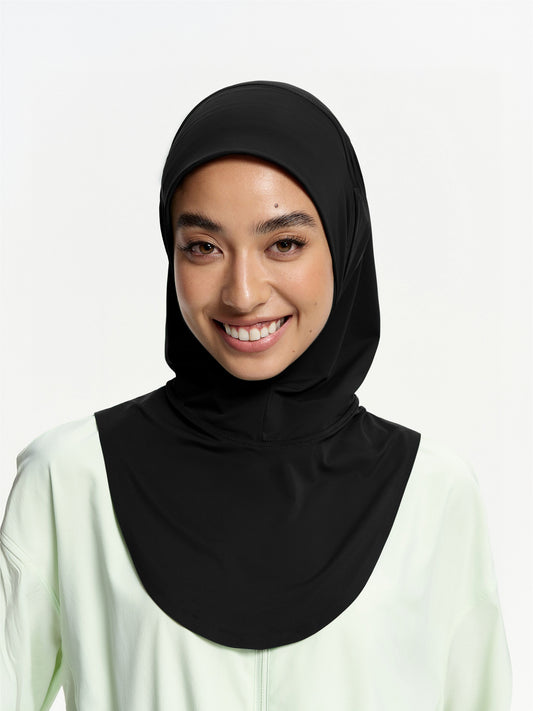 Cool Instant Sports Hijab Active-Black