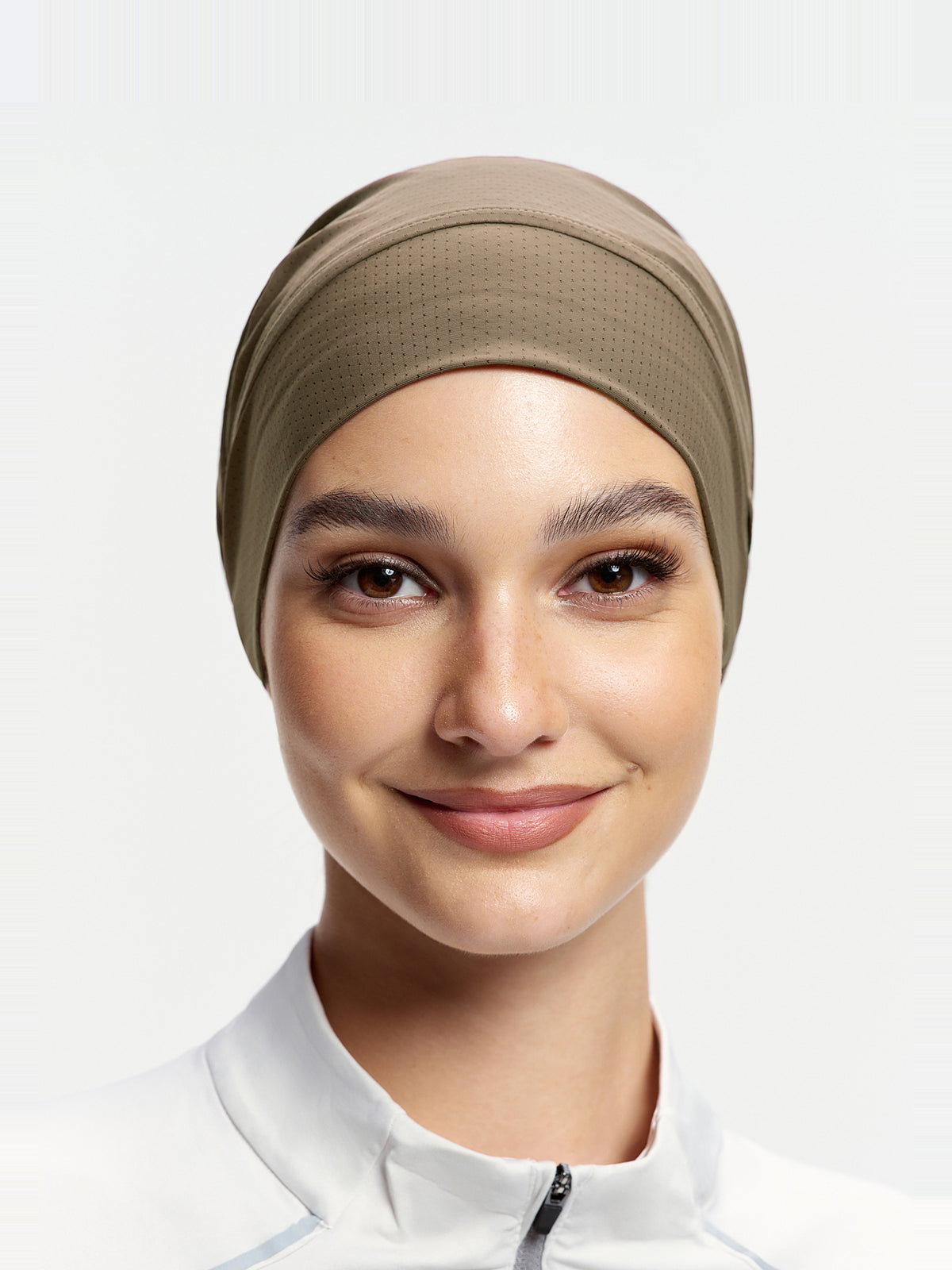 ActiveCap Flex Tie-Back Sports Inner Cap-Milky Apricot