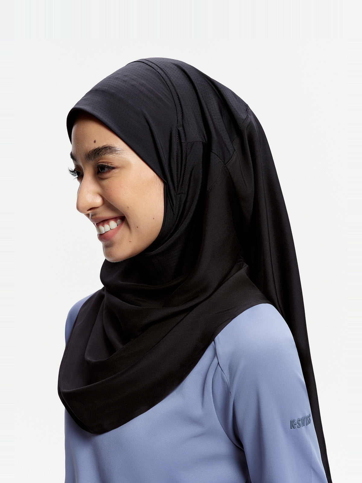 Active Wrap Instant Sports Hijab-Black