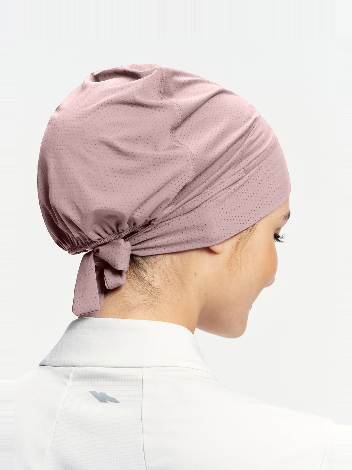 ActiveCap Flex Tie-Back Sports Inner Cap-Pink