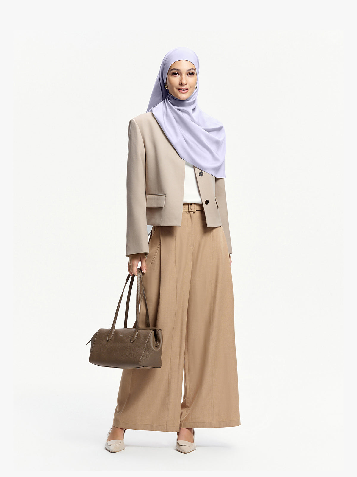 Pearl Light Shawl-Light Purple