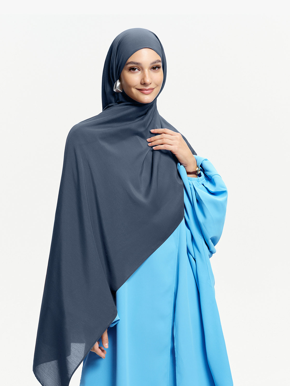 Pearl Light Shawl-Dark Blue