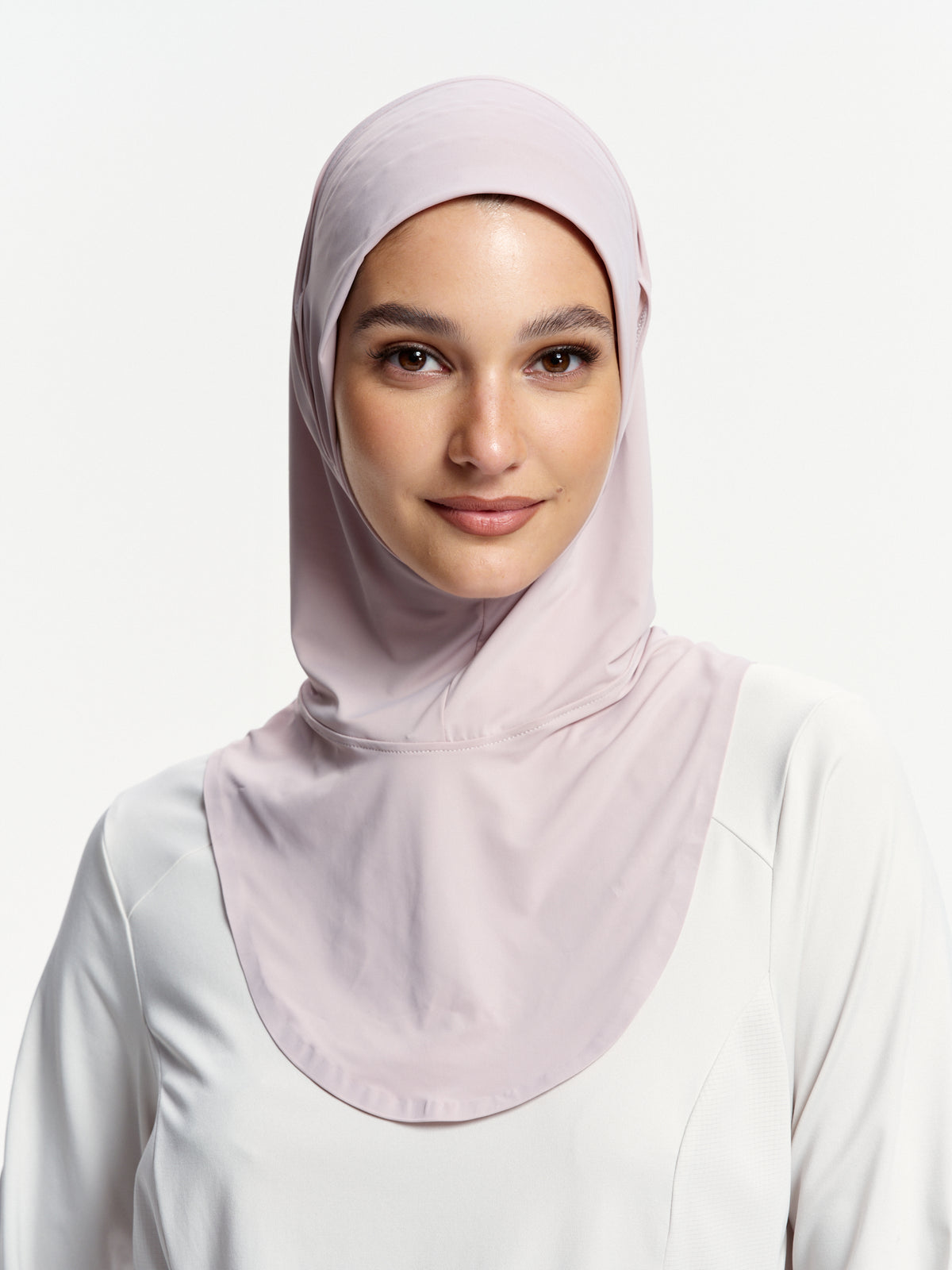 Cooling Sports Hijab with Neck Cover-Mauve Purple