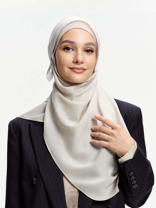 AirVeil 100% Tencel Shawl-Light Gray