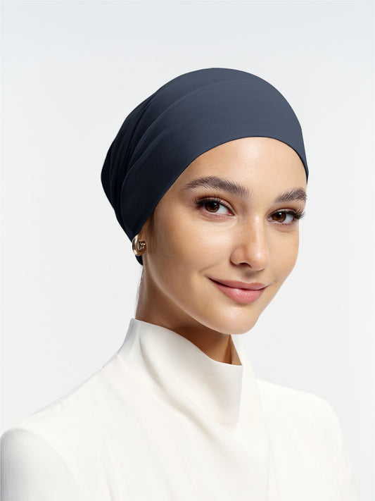 CoolTouch Pull-On Inner Cap-Navy Blue