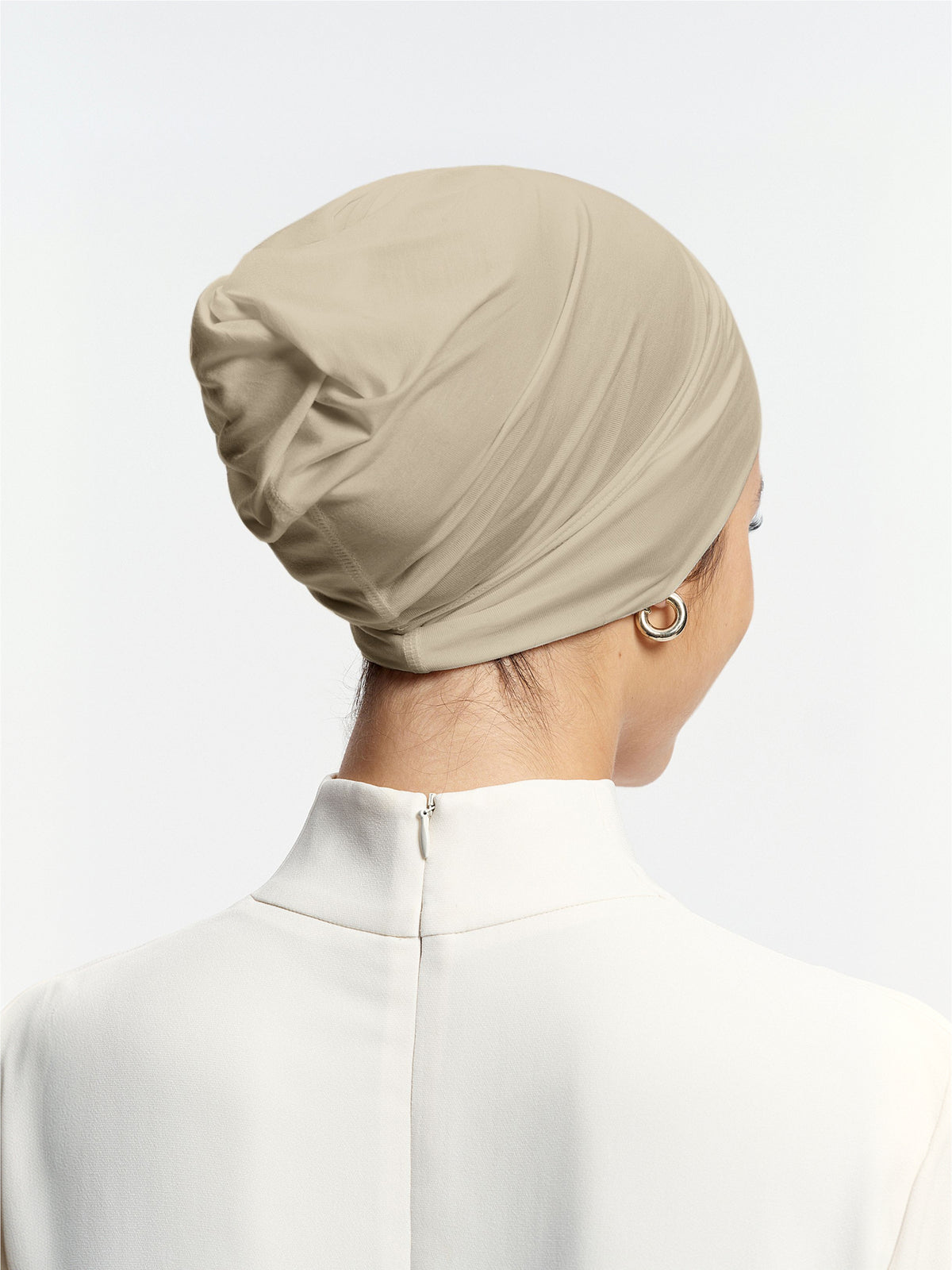 CoolTouch Pull-On Inner Cap-Khaki