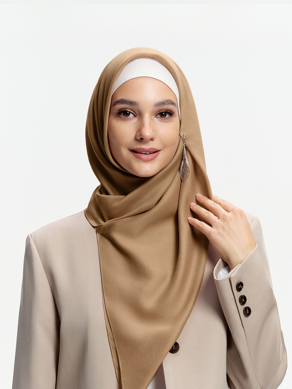 AirVeil 100% Tencel Bawal-Brown