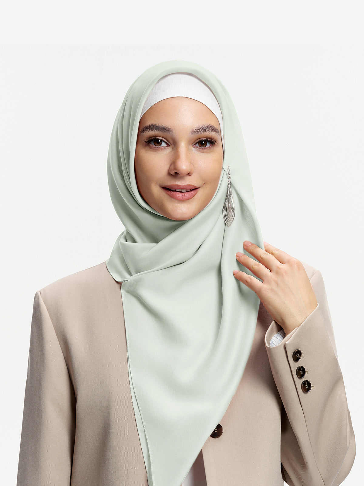 AirVeil 100% Tencel Bawal-Light green