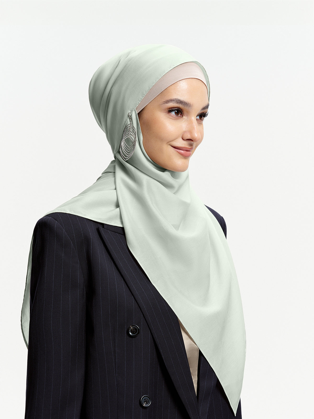 AirVeil 100% Tencel Shawl-Light green