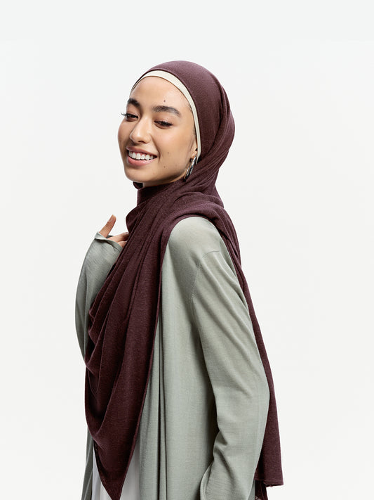 Airy Linen Jersey Shawl